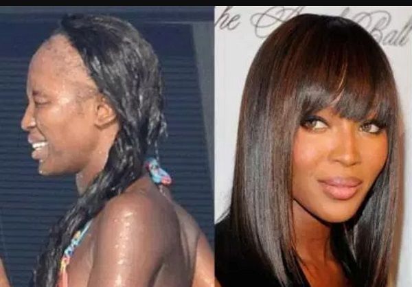 Naomi Campbell antes y después