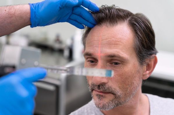 Médico realizando tratamiento a paciente