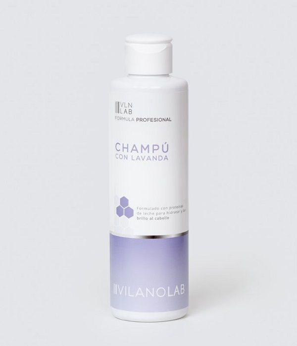 Imagen del champú de lavanda de Vilanolabs