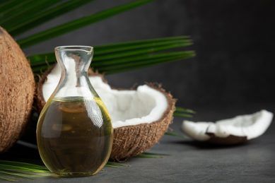 Aceite de coco para el pelo