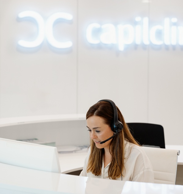 Recepción de Capilclinic