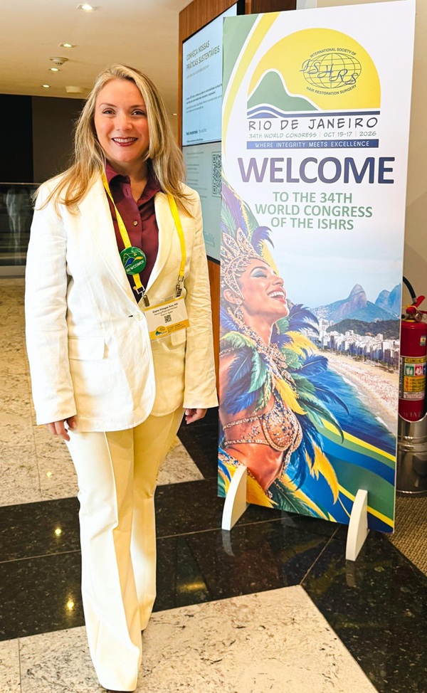 Dra. Diana Villegas Toro en el 34ª congreso mundial de ISHRS en Río de Janeiro 2026