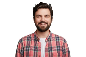 Imagen de Hombre feliz por hacerse un injerto capila